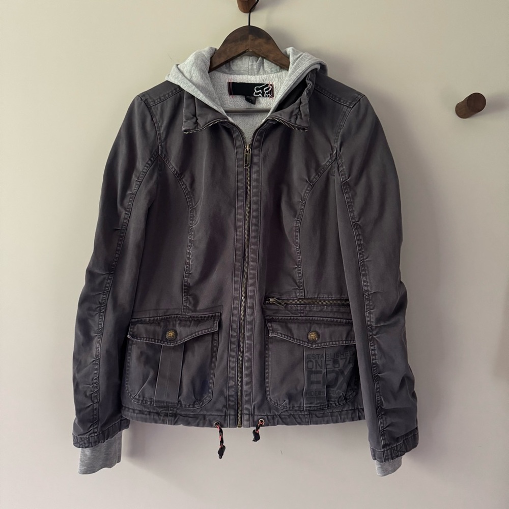 Fox Gray Utility Jacket